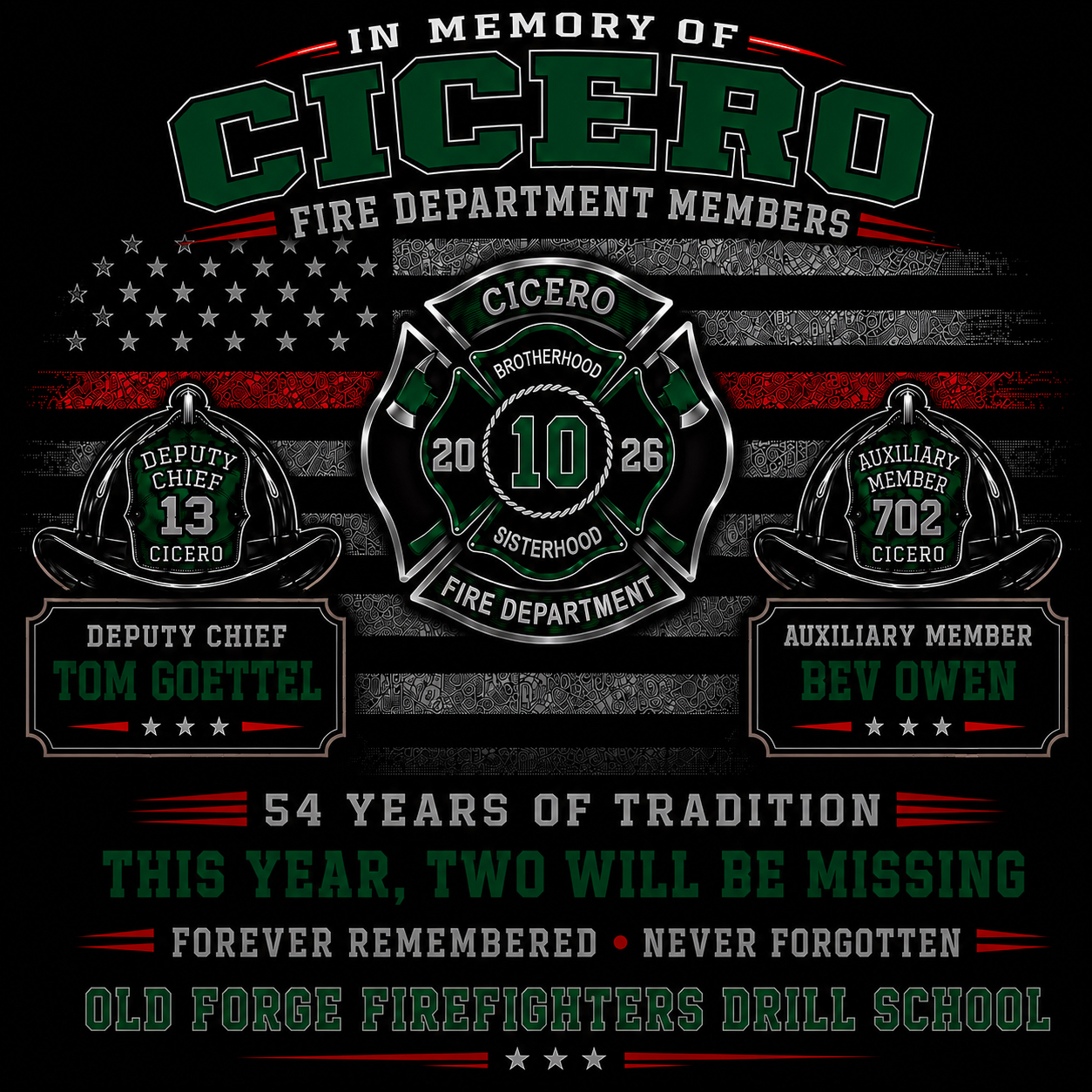 Cicero Fire Department — In Memory Of